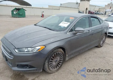 2014 Ford Fusion Titanium z USA, uszkodzony, nr VIN 3FA6P0D98ER360130